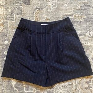 Veronica Beard Navy Pinstripe Women's Shorts